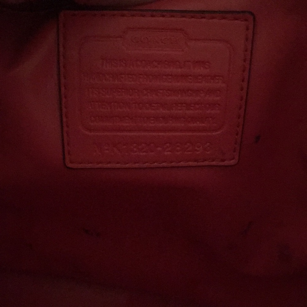 Coach brown leather tote. - Picture 4 of 5